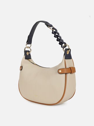 Clara Large Shoulder Bag - Off White
