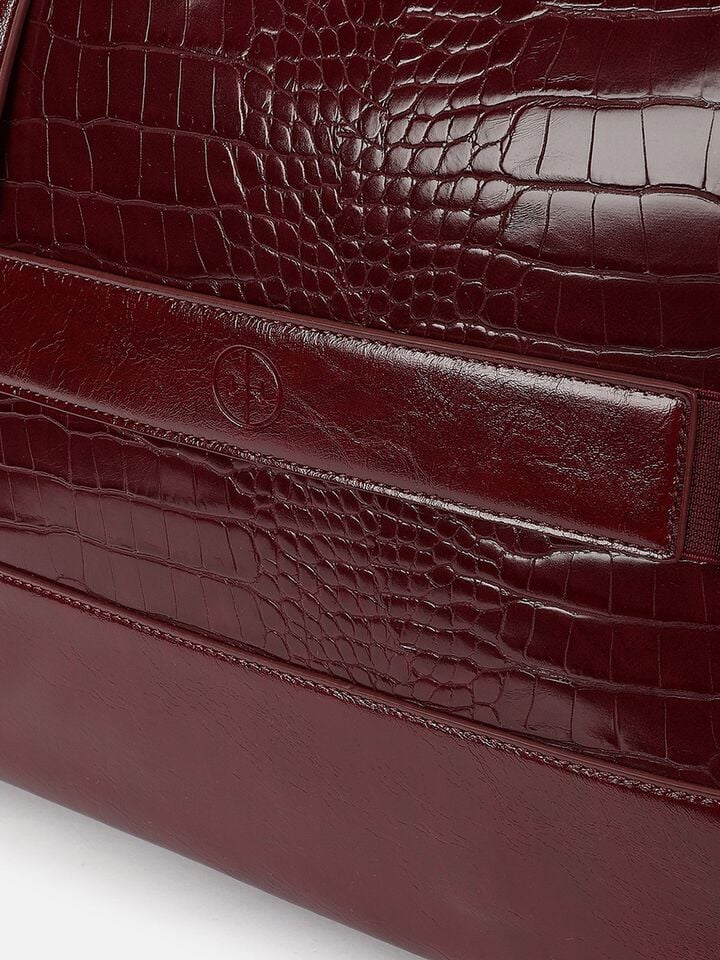 Demi Work Bag - Dark Cherry