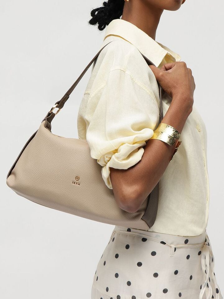 Mavis Shoulder Bag - Beige