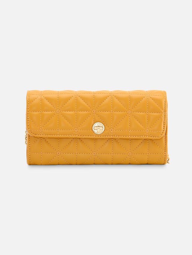 Stella Mustard Quilted Sling