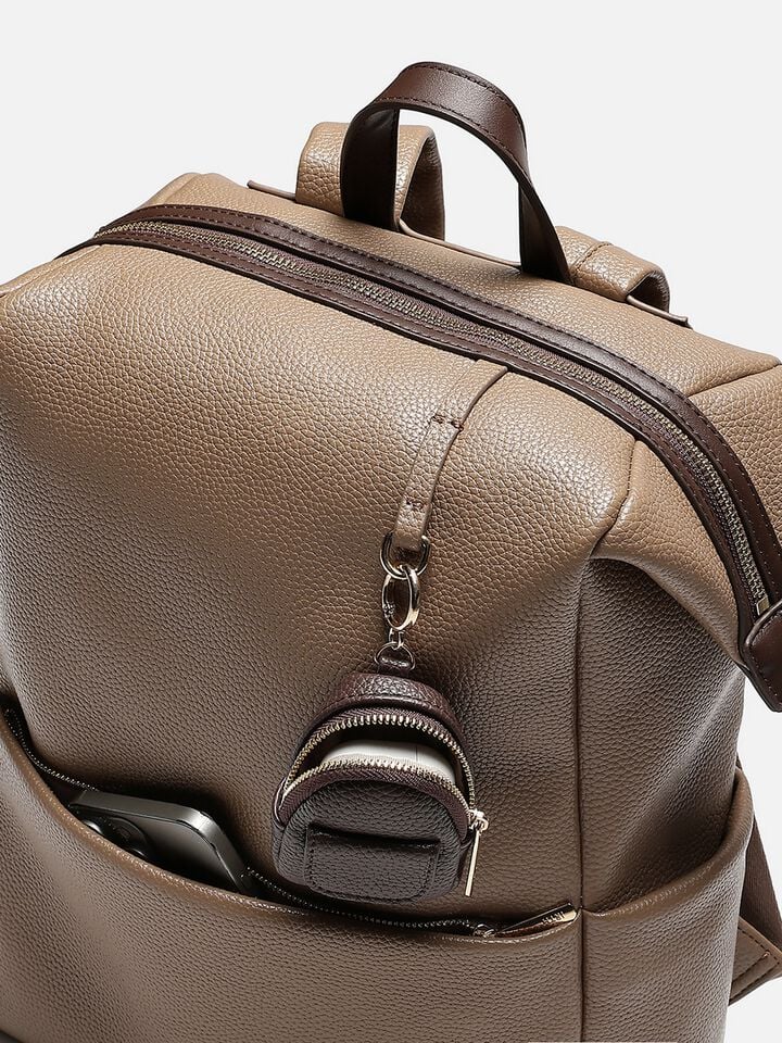 Marlow Laptop Backpack - Beige