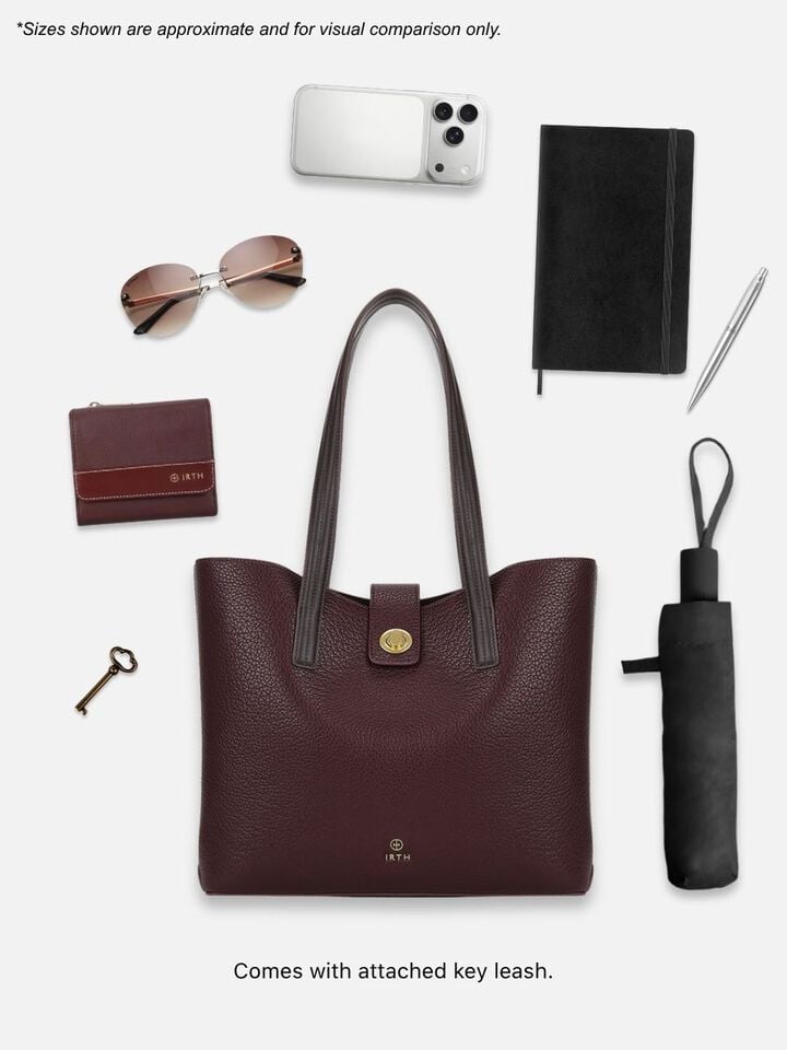 Merida Tote - Dark Cherry