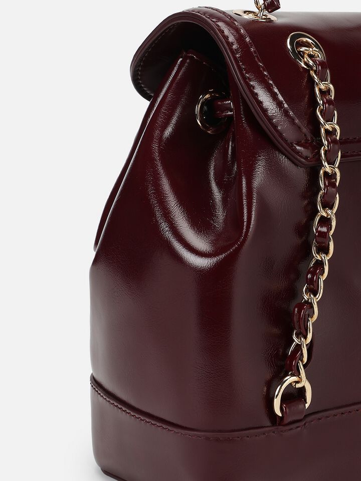 Gracie Small Backpack - Dark Cherry