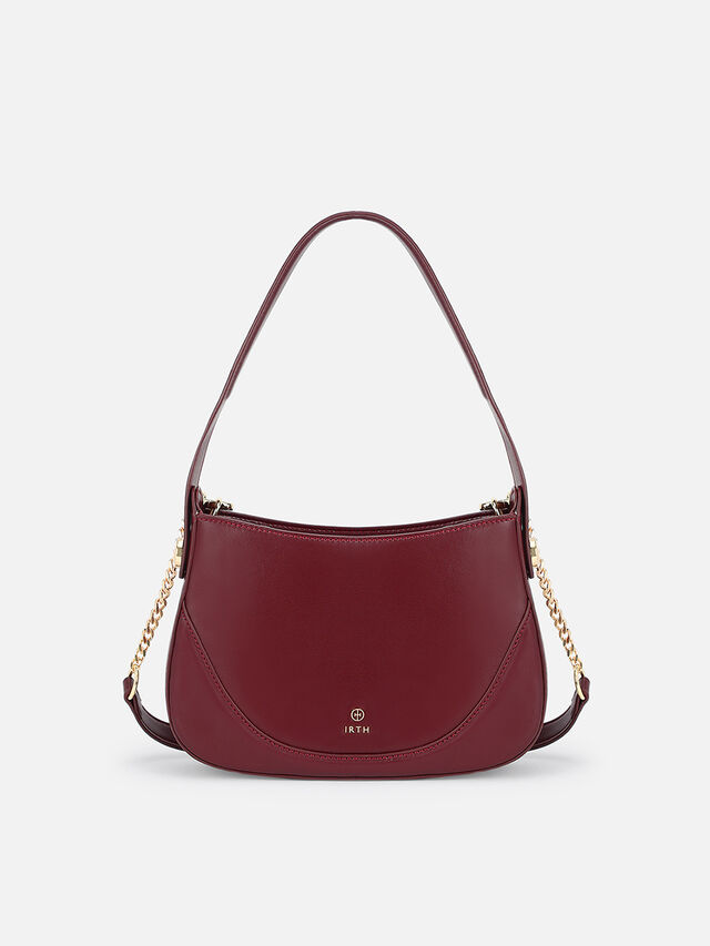 Abby Shoulder Bag - Dark Cherry