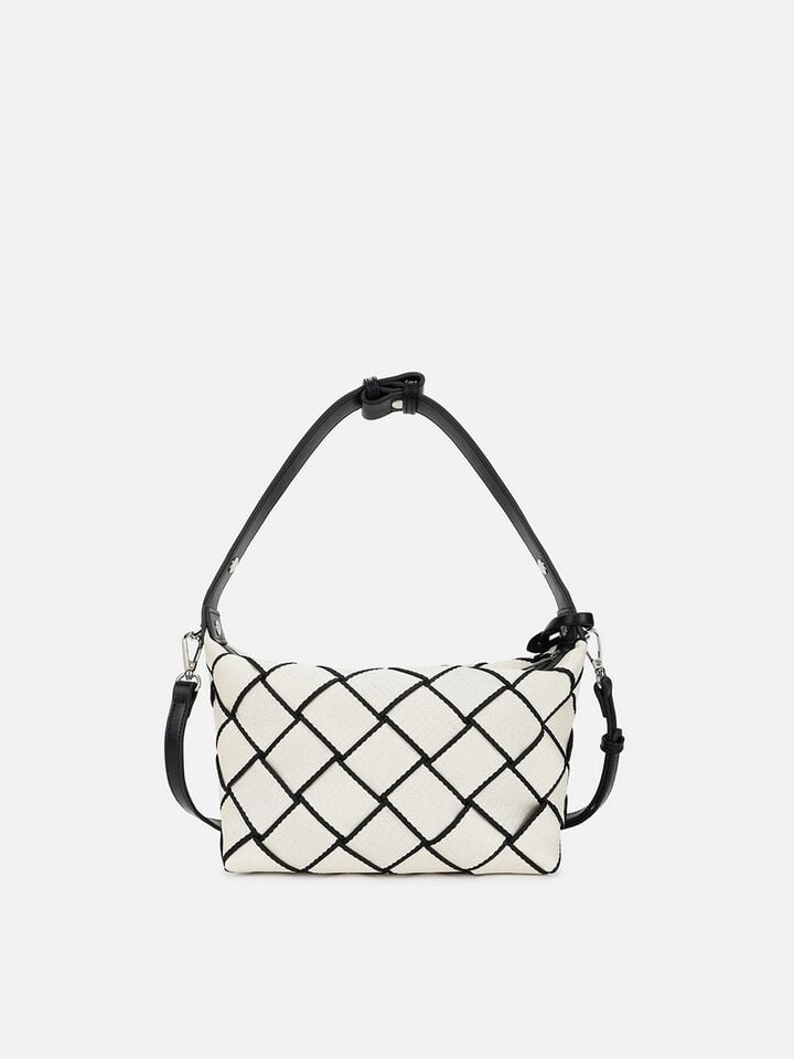 Candace Webbing Handheld - Off-White
