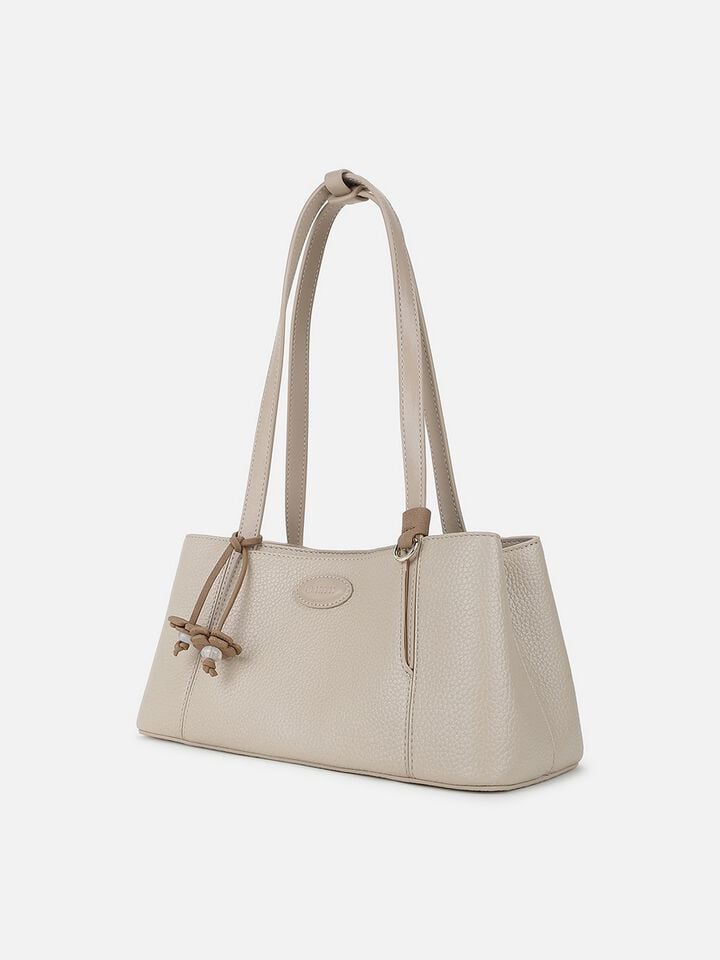 Milly Wide Shoulder Bag - Beige