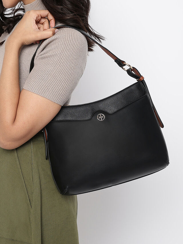 Olivia Shoulder Bag - Black