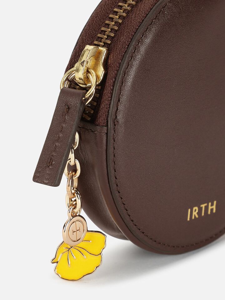 Chime Leather Coin Pouch - Hot Chocolate
