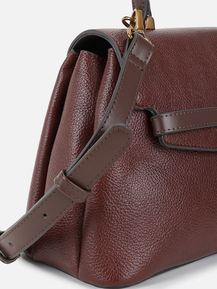 Valerie Wide Shoulder Bag - Brown