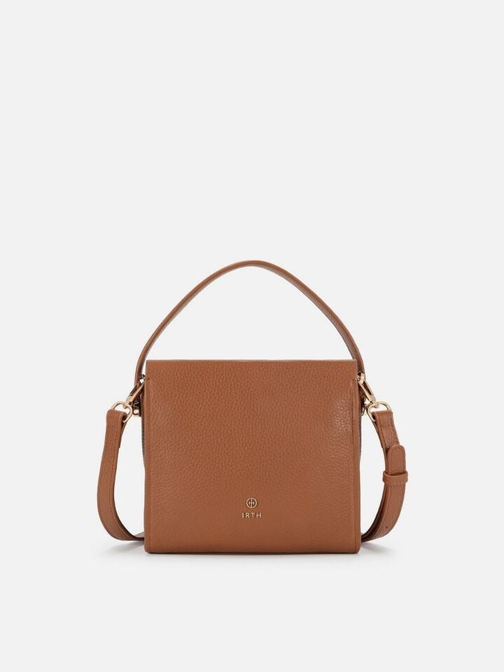 Leona Leather Handheld - Tan
