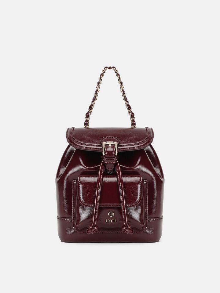 Gracie Small Backpack - Dark Cherry