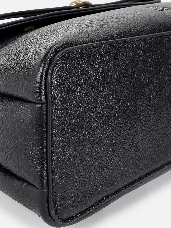 Valerie Wide Shoulder Bag - Black