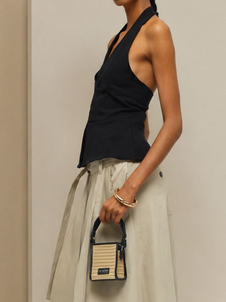 Knits Miniature Bag - Beige
