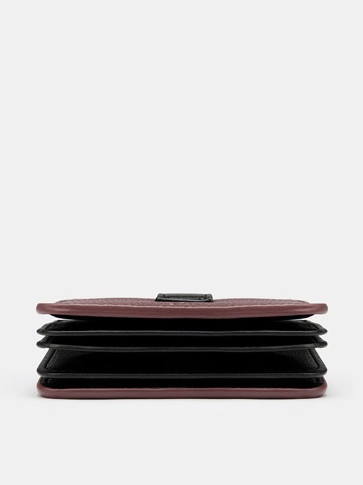 Jolie Card Holder - Dark Cherry