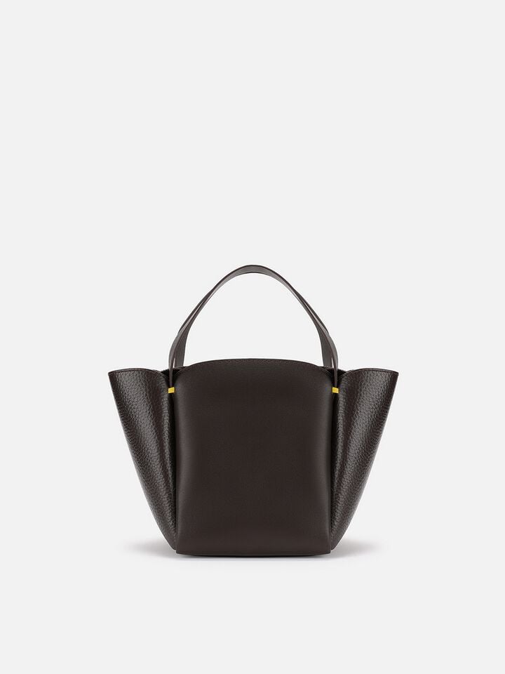 Lola Leather Handheld - Brown