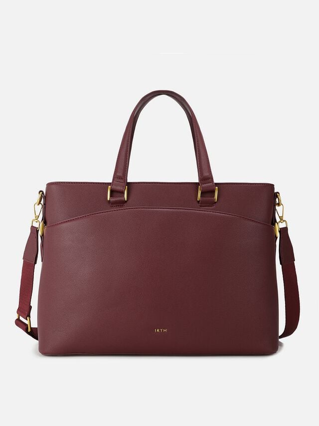 Noa Work Bag - Dark Cherry
