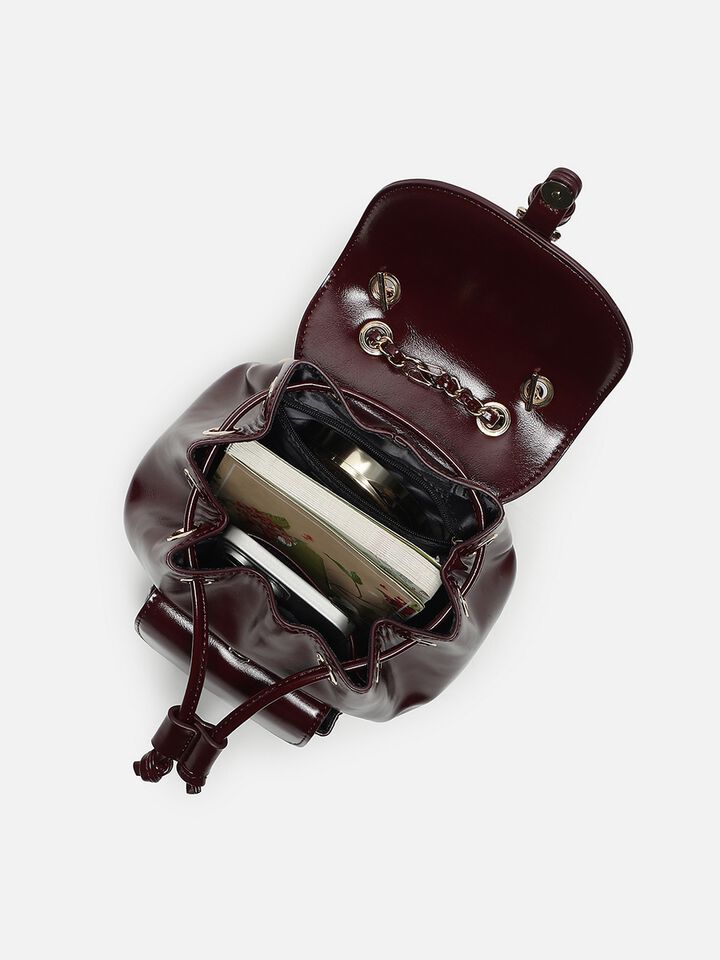 Gracie Small Backpack - Dark Cherry