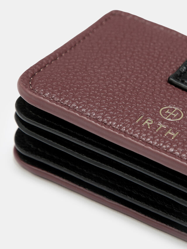 Jolie Card Holder - Dark Cherry