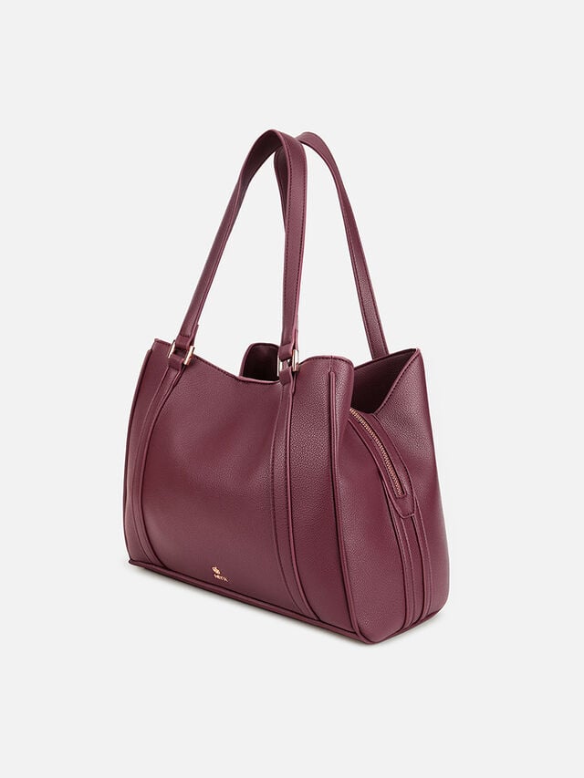 Vivienne Shoulder Bag - Dark Cherry