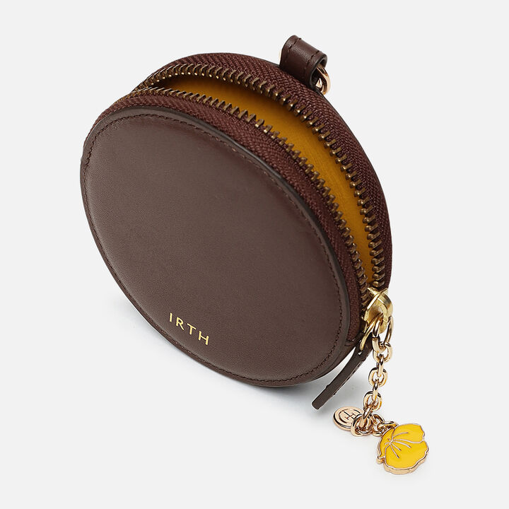 Chime Leather Coin Pouch - Hot Chocolate