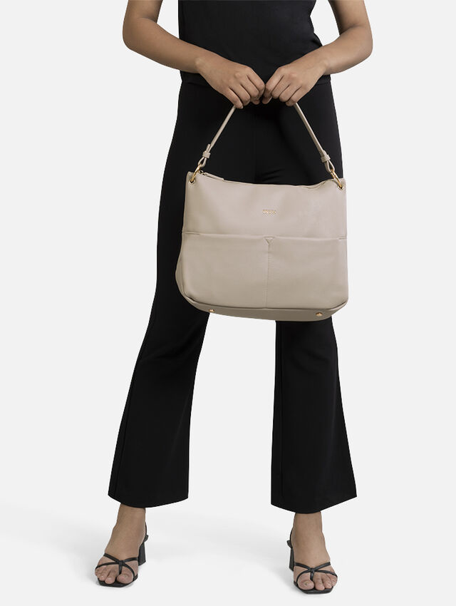 Beige Shoulder Bag