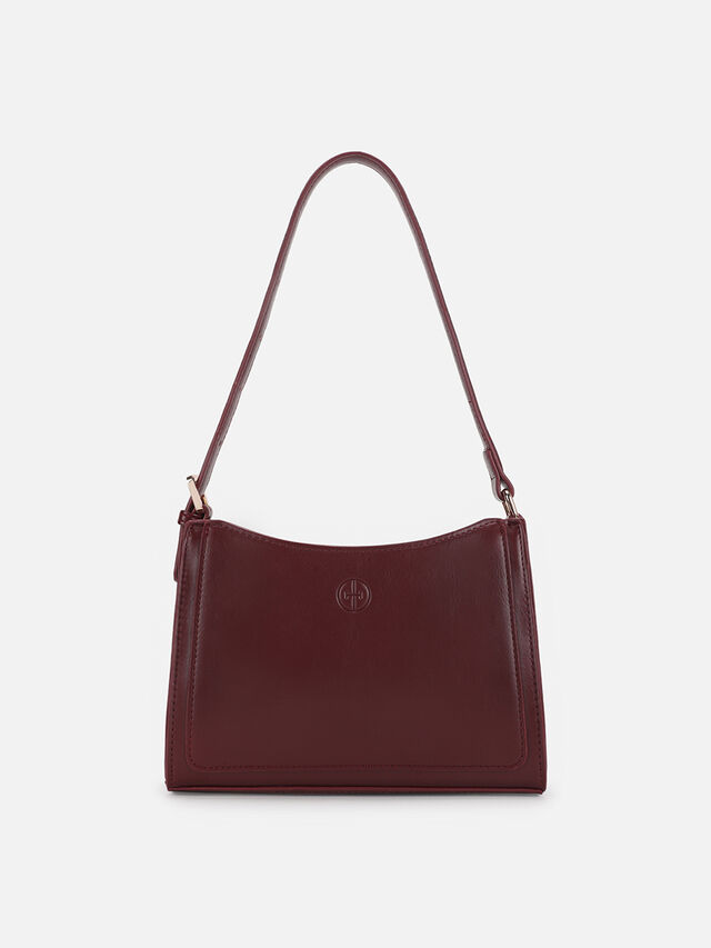 Devon Shoulder Bag - Burgundy