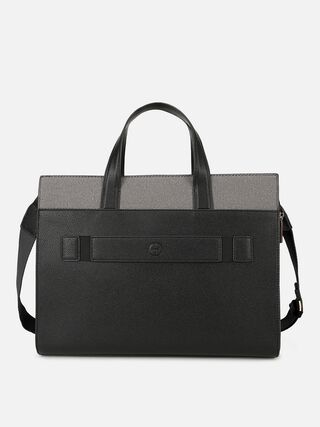 Olivia Tweed Work Bag - Black