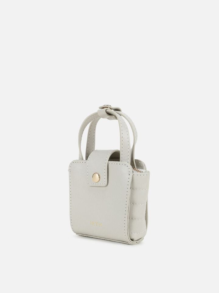 Meg Miniature Leather Handheld - Off-White