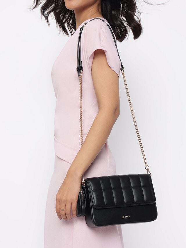 Amelia Large Sling - Black
