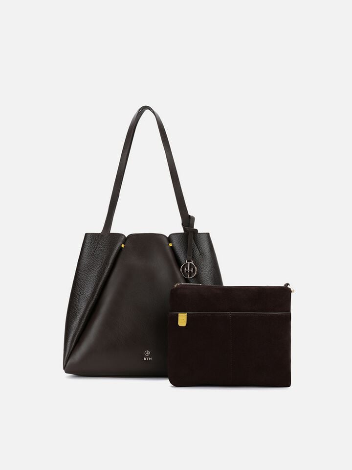 Lorelei Leather Shoulder Bag - Brown