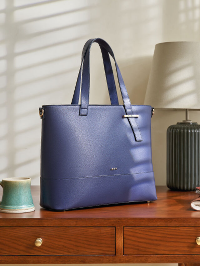 Demi Work Bag - Navy Blue