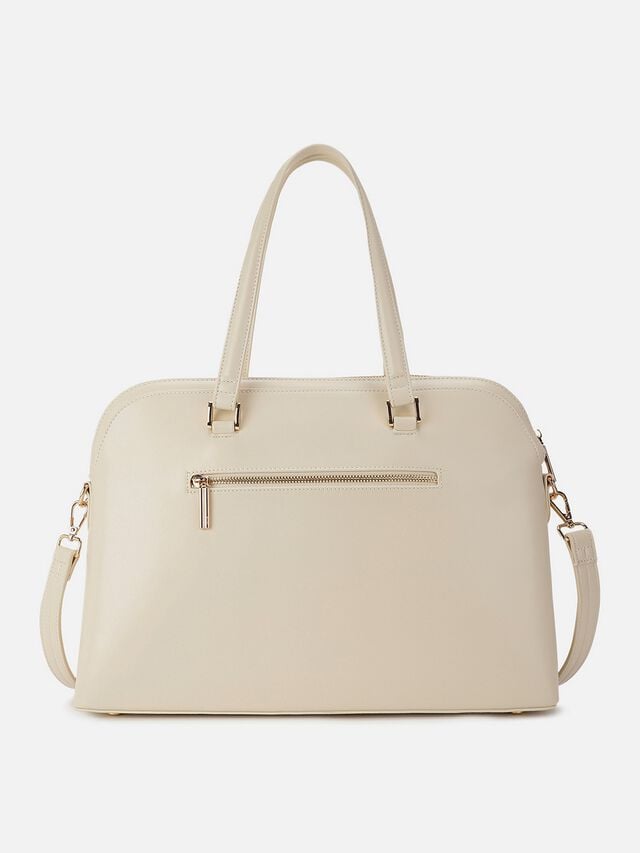 Brenda Large Work Bag - White