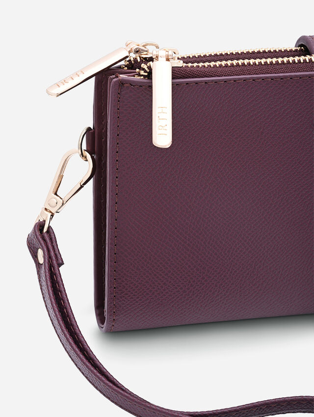 Button Up Beauty BurgundyWallet