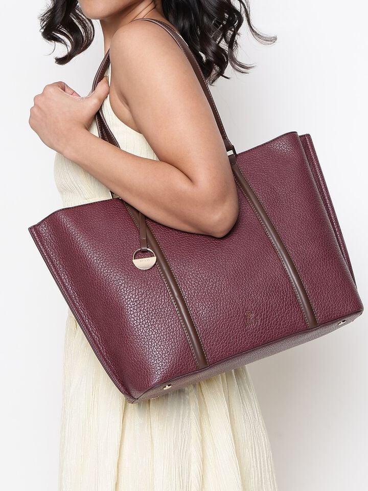 Jackie Work Bag - Dark Cherry
