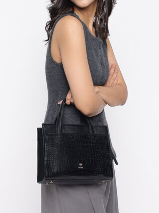 Olivia Croco Handheld - Black