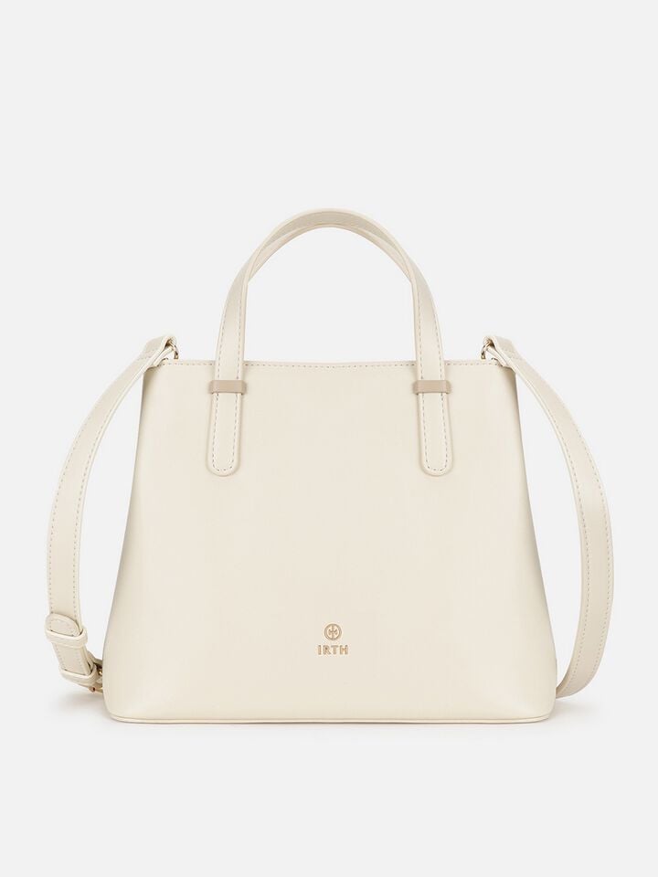 Rachel Two-Tone Handheld - Off-White