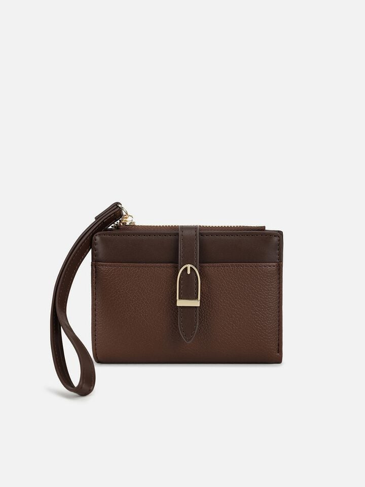 Nina Wristlet Wallet - Brown