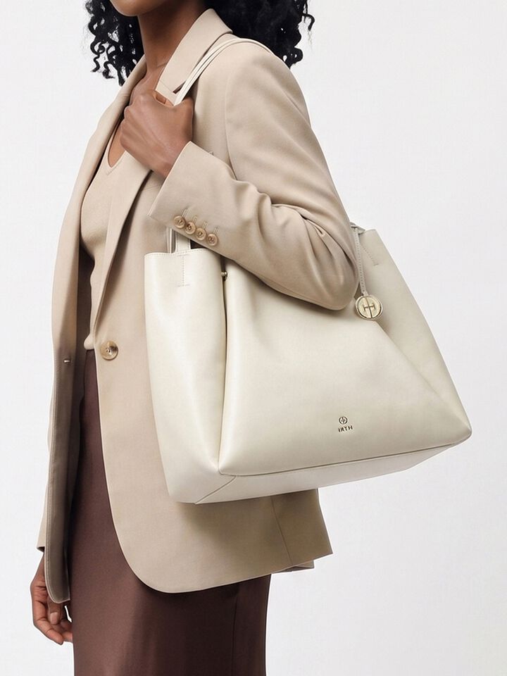 Lorelei Leather Shoulder Bag - Off-White