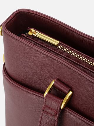 Noa Work Bag - Dark Cherry