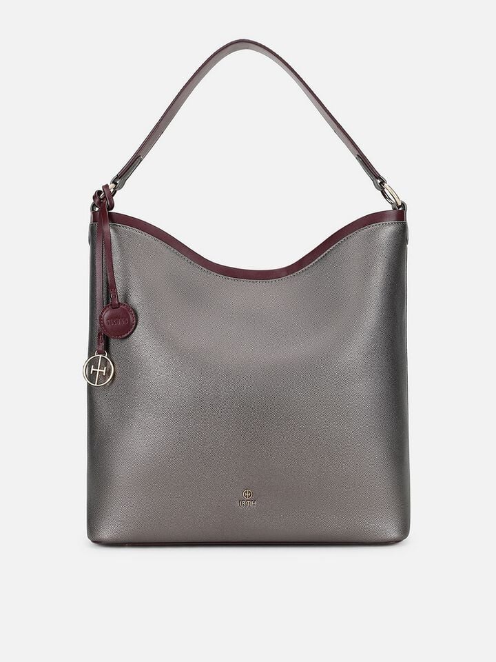 Pearl Shoulder Bag - Gunmetal