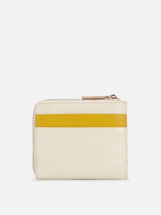 Sway Leather Card Holder - Off-White