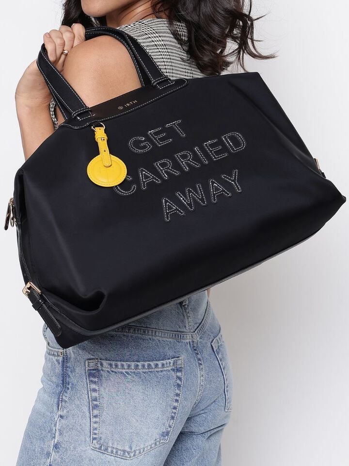 Odessa Nylon Travel Carry-All - Black
