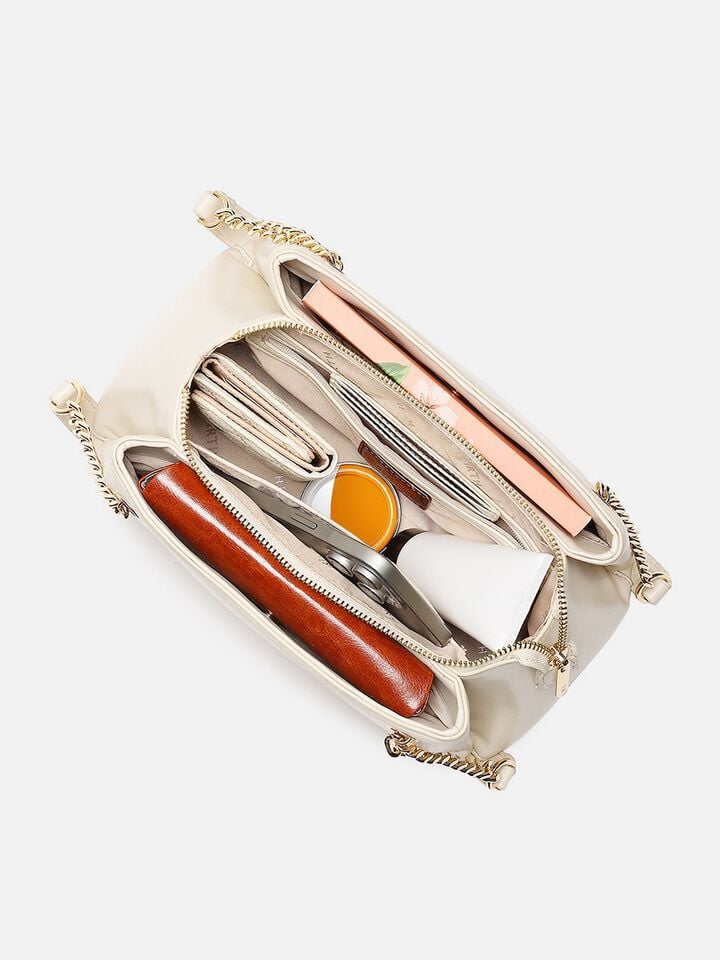 Sandra Shoulder Bag - Off-White