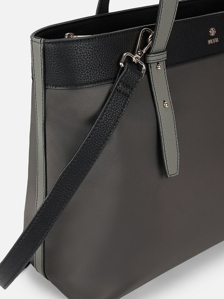 Megan Nylon Work Bag - Grey