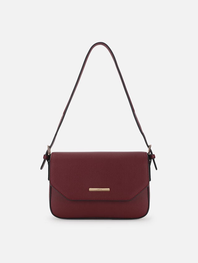Hannah Shoulder Bag - Burgundy