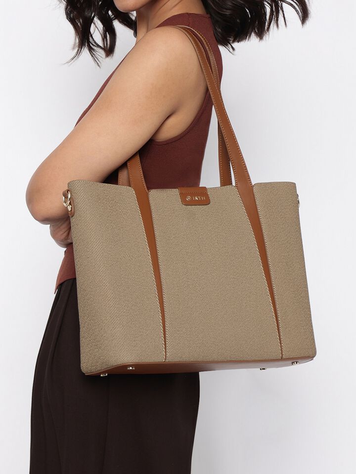 Aspen Twines Tote - Tan