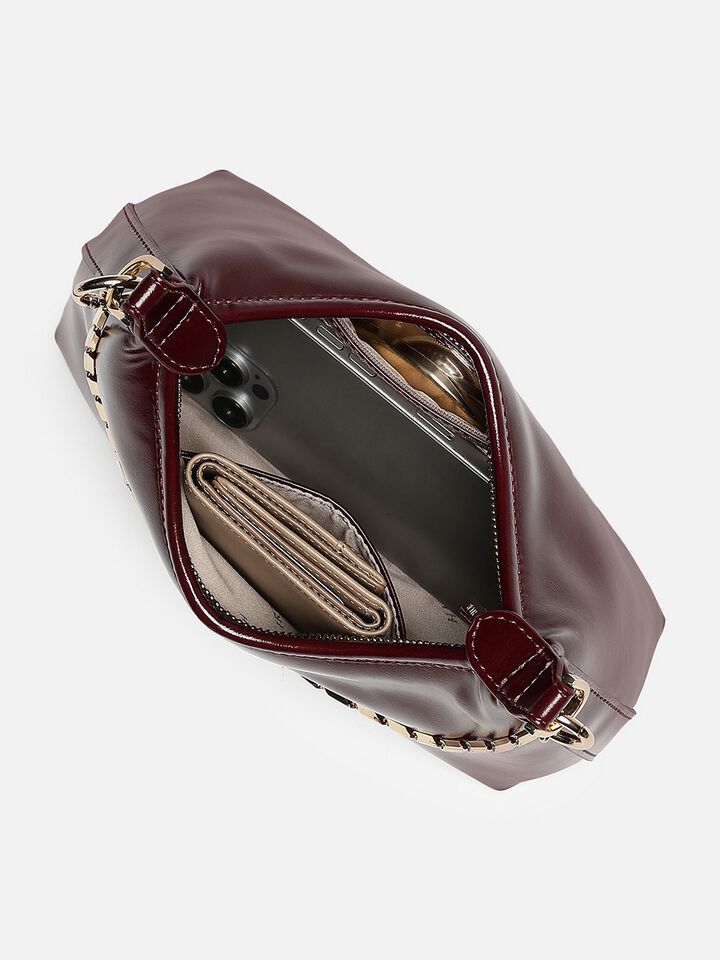 Suzette Shoulder Bag - Dark Cherry