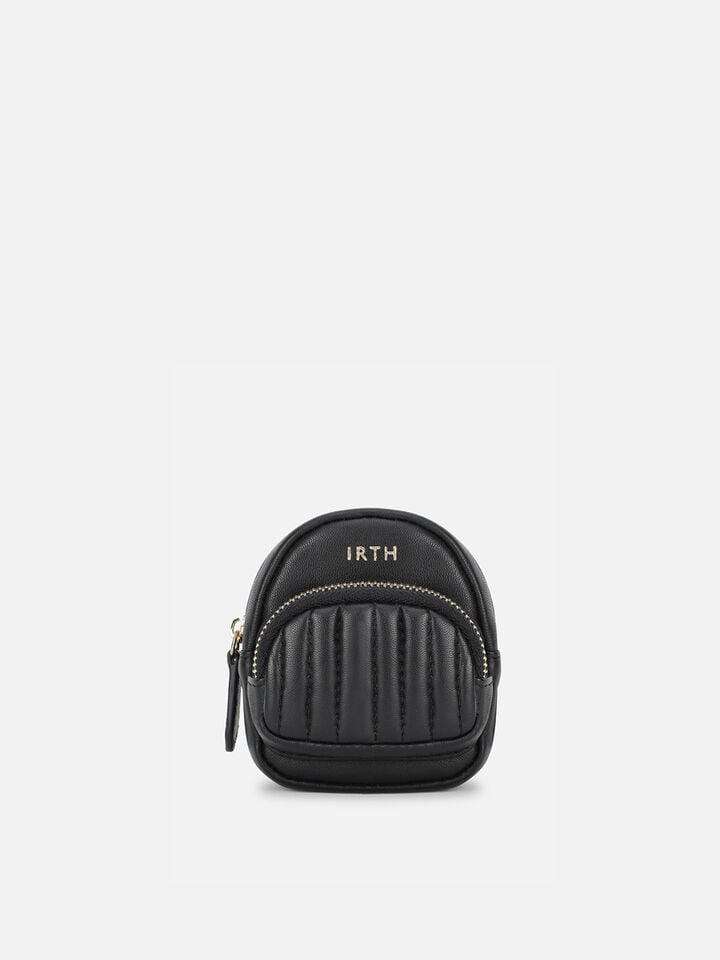 Jo Leather Miniature Backpack - Black