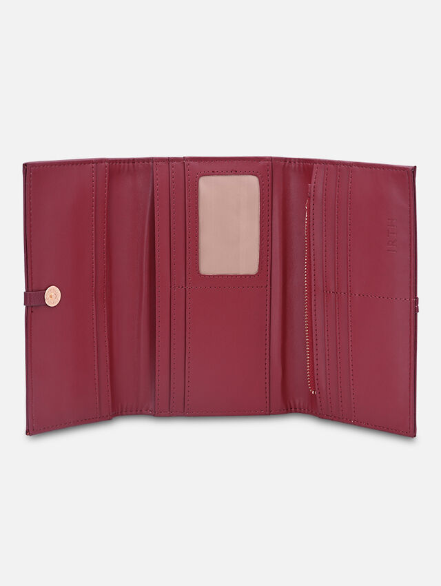 Tri-fold Cherry Wallet