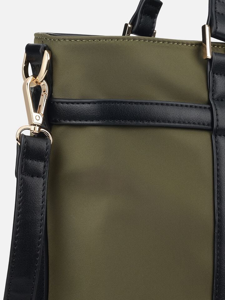 Thea Nylon Work Bag - Olive